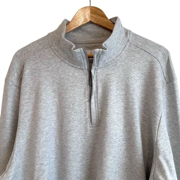 Tommy Bahama Men's Grey 1/4 Zip Pullover Sweatshirt Size XXL - Picture 3 of 8